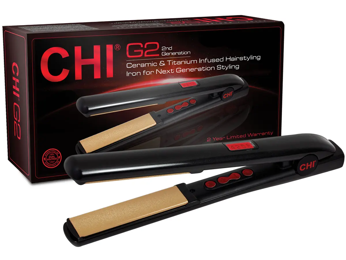 CHI G2 Ceramic and Titanium 1.25" Straightening Hairstyling Iron