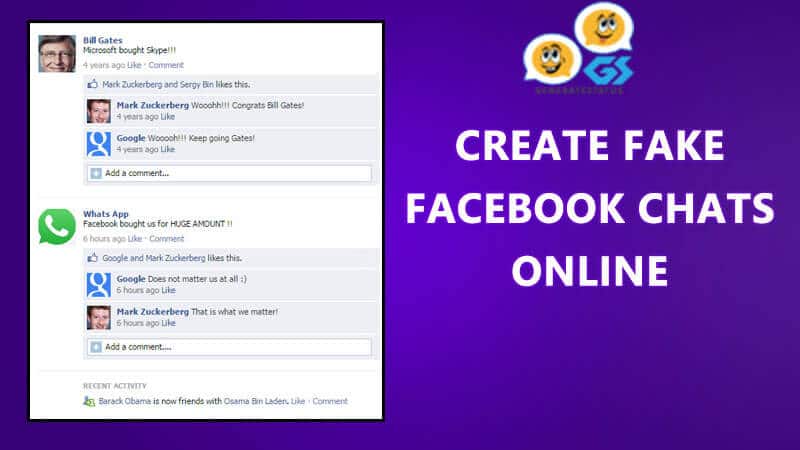 Create Fake Facebook Status