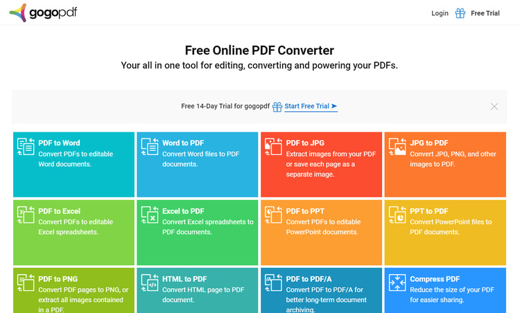 GogoPDF: Your Best Online PDF Converter
