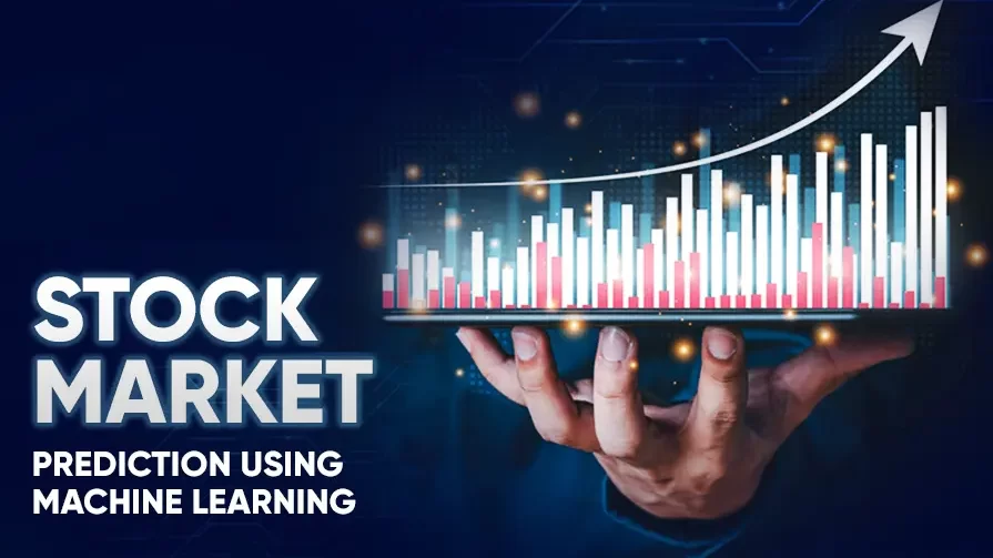 The process of stock market prediction using machine learning