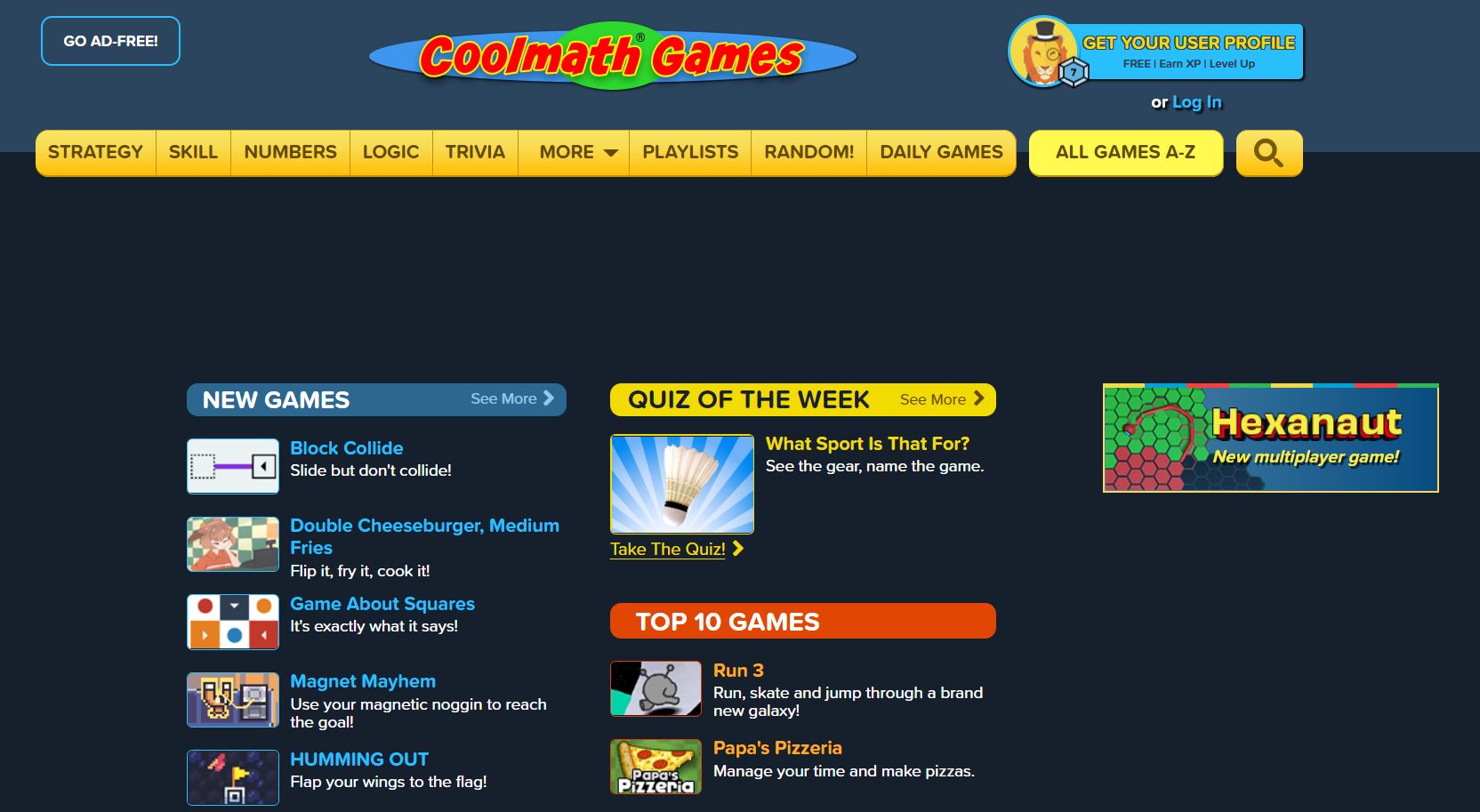 Coolmathgames.com - A Chance To Challenge Your Brain And Creativity
