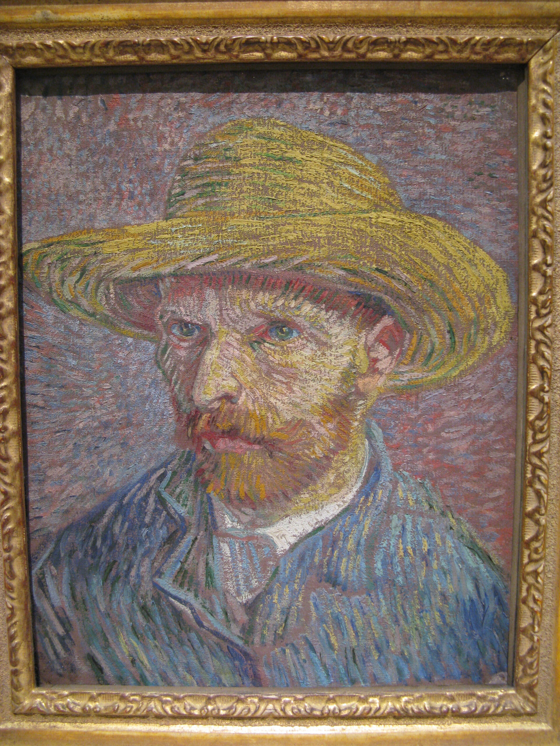 Self-Portrait With Straw Hat (1887)