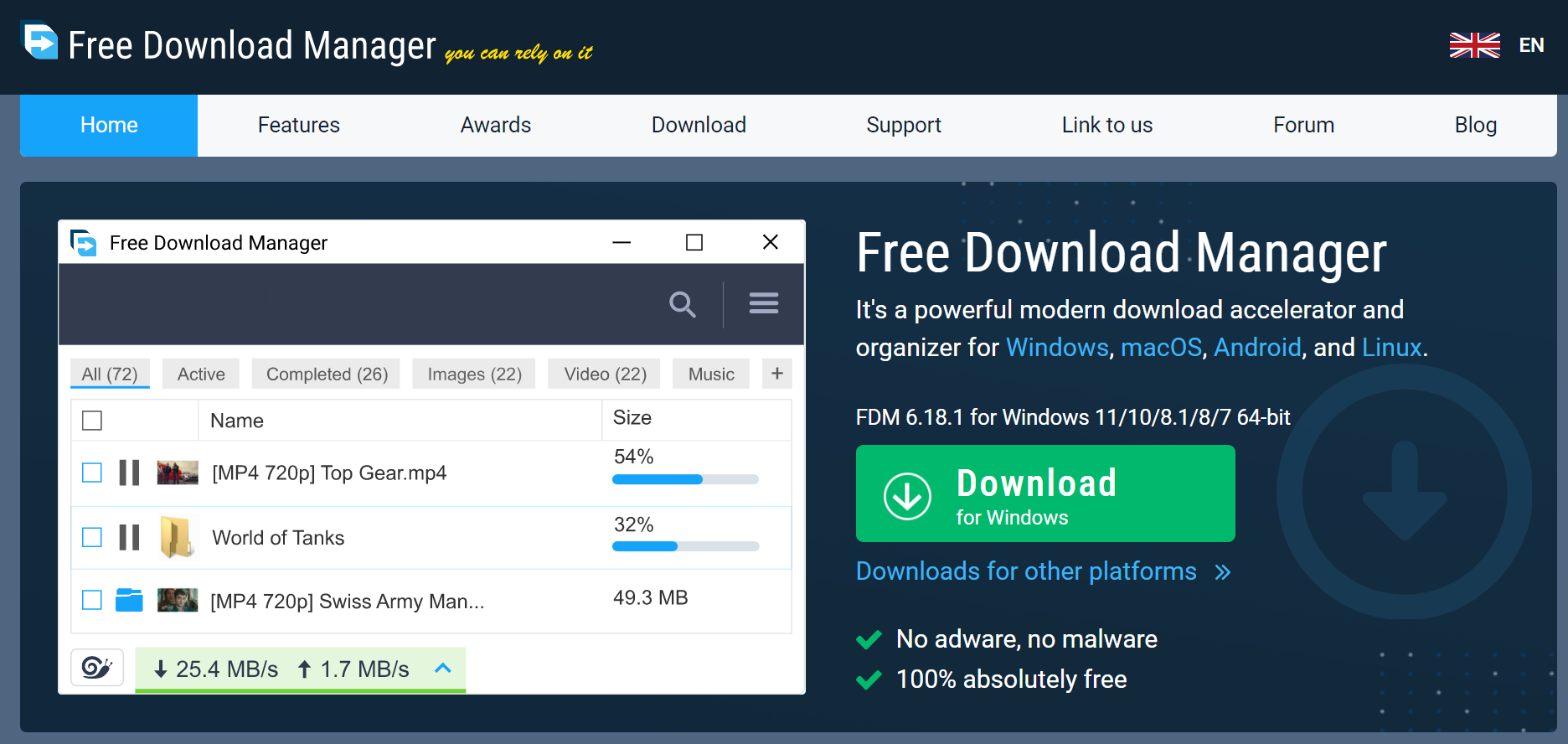 Free Download Manager: