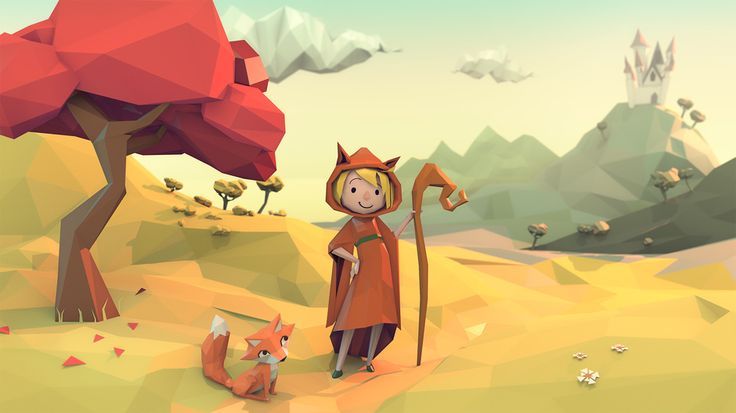 Low Poly game art