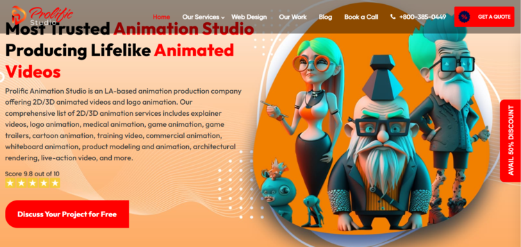 Top 10 Animation Production Studios in America Worth Exploring in 2023