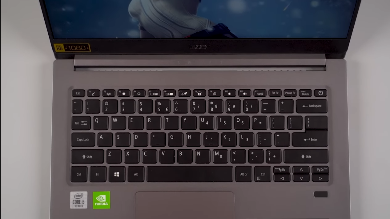 Acer Swift 3 (2020) keyboard