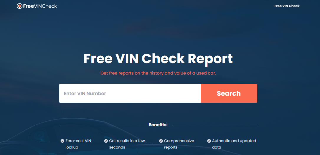 Free VIN Check Review: Perform a Free VIN Check