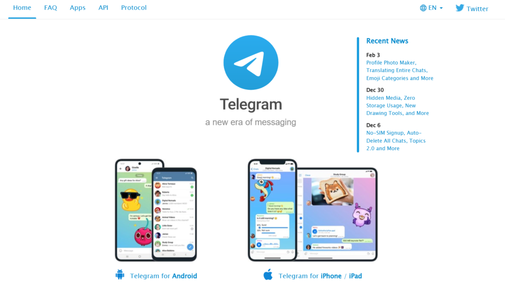 Features Of Telegram