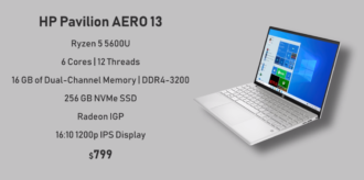 HP Pavilion Aero 13 : Review