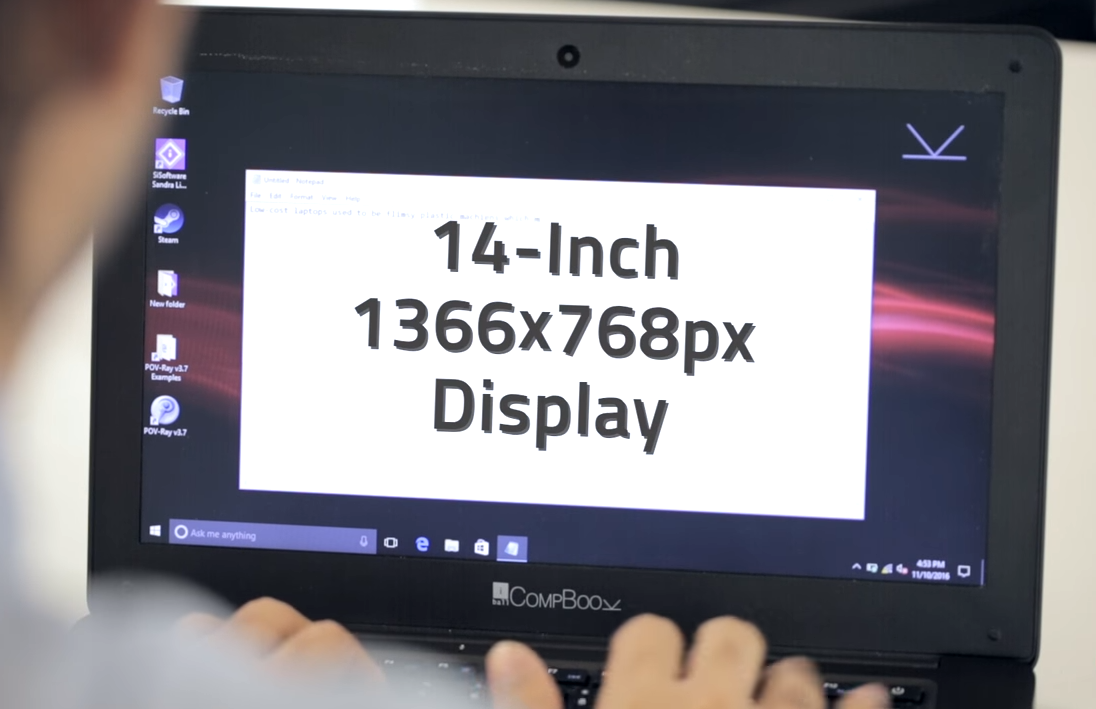 iBall Compbook Excelance display