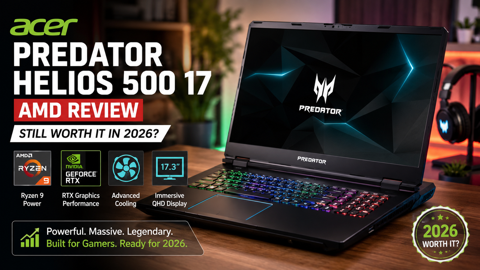 Acer Predator Helios 500 17 AMD Review: Still Worth It in 2026?