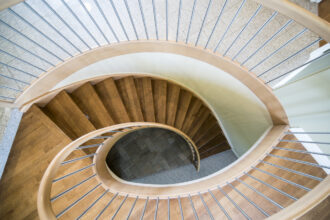 The pros and cons of spiral staircases