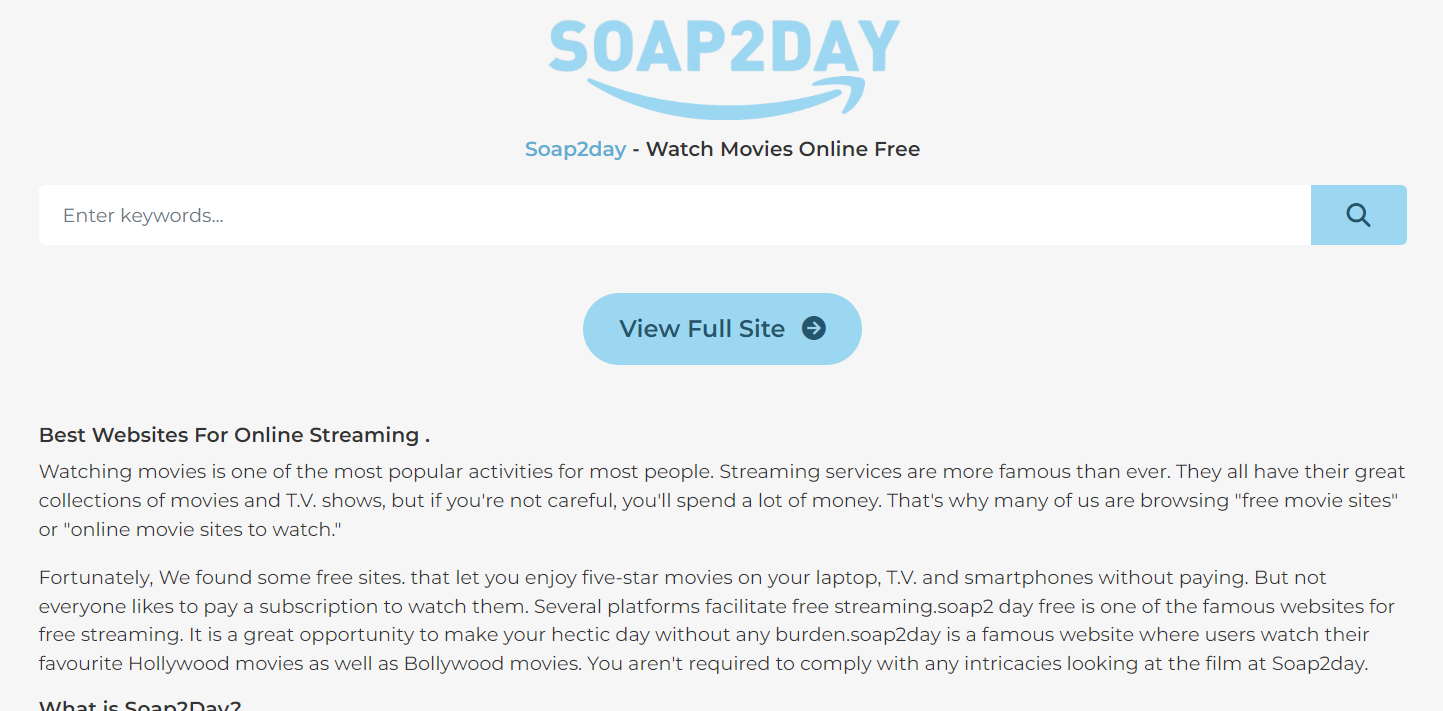 Soap2Day Review : Is It Best?