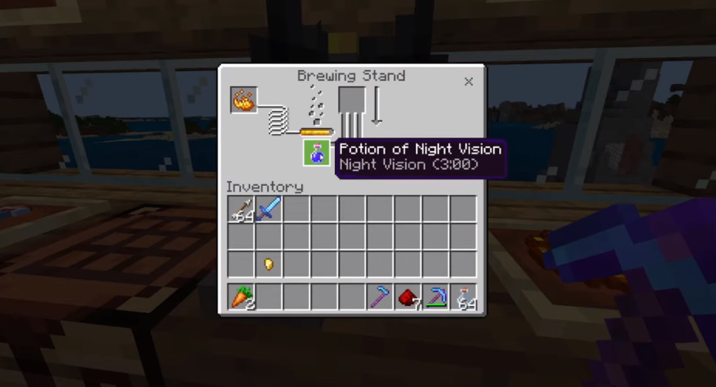 Night Vision Potion Minecraft