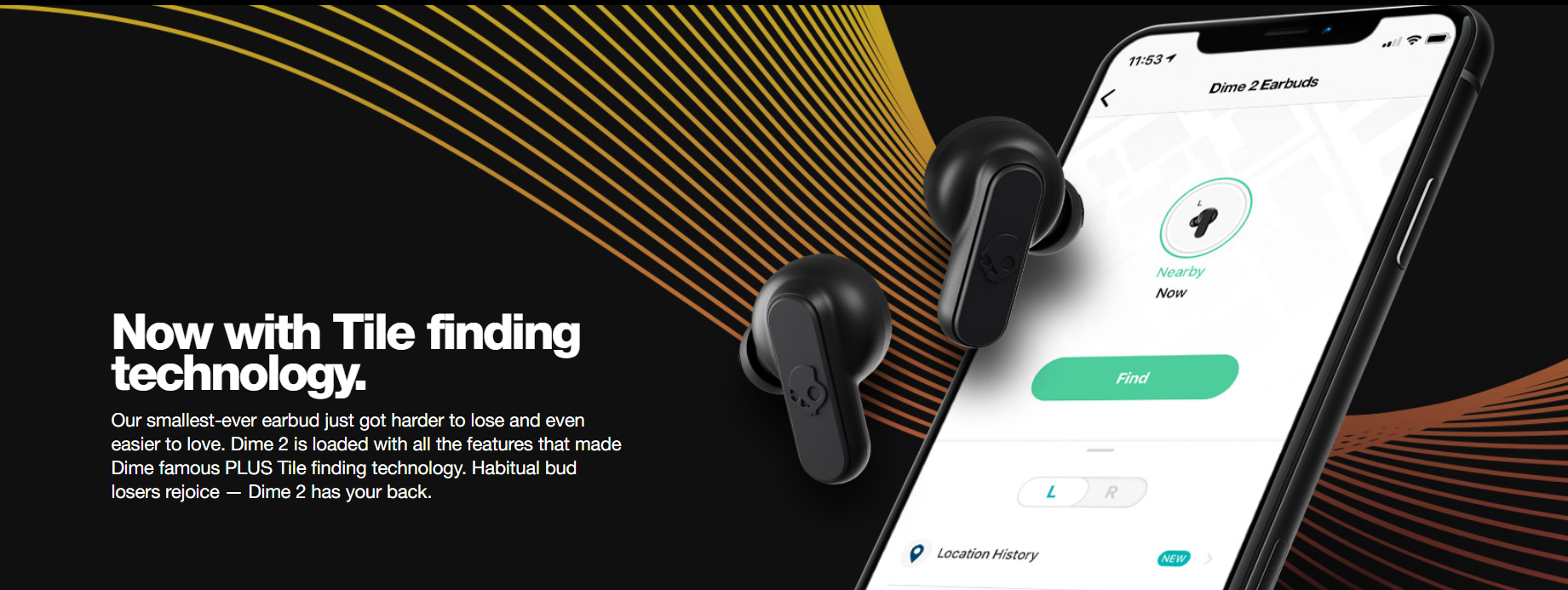 The Skullcandy Dime 2 Wireless Earbuds