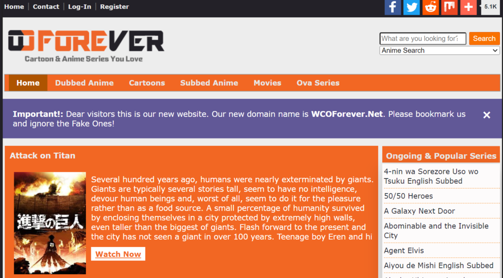 WCOForever Alternatives  WCOForever Similar Sites  Tech Behind It