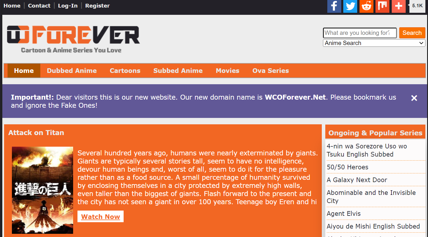 WCOForever Alternatives | WCOForever Similar Sites