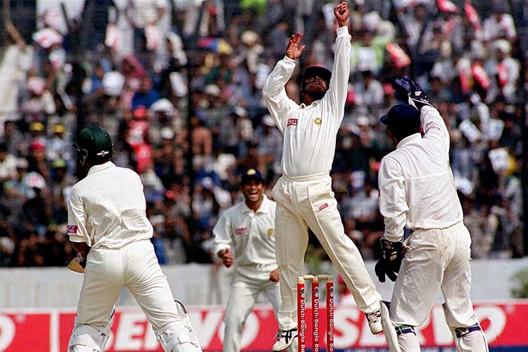 First Test Match Against India (2000)