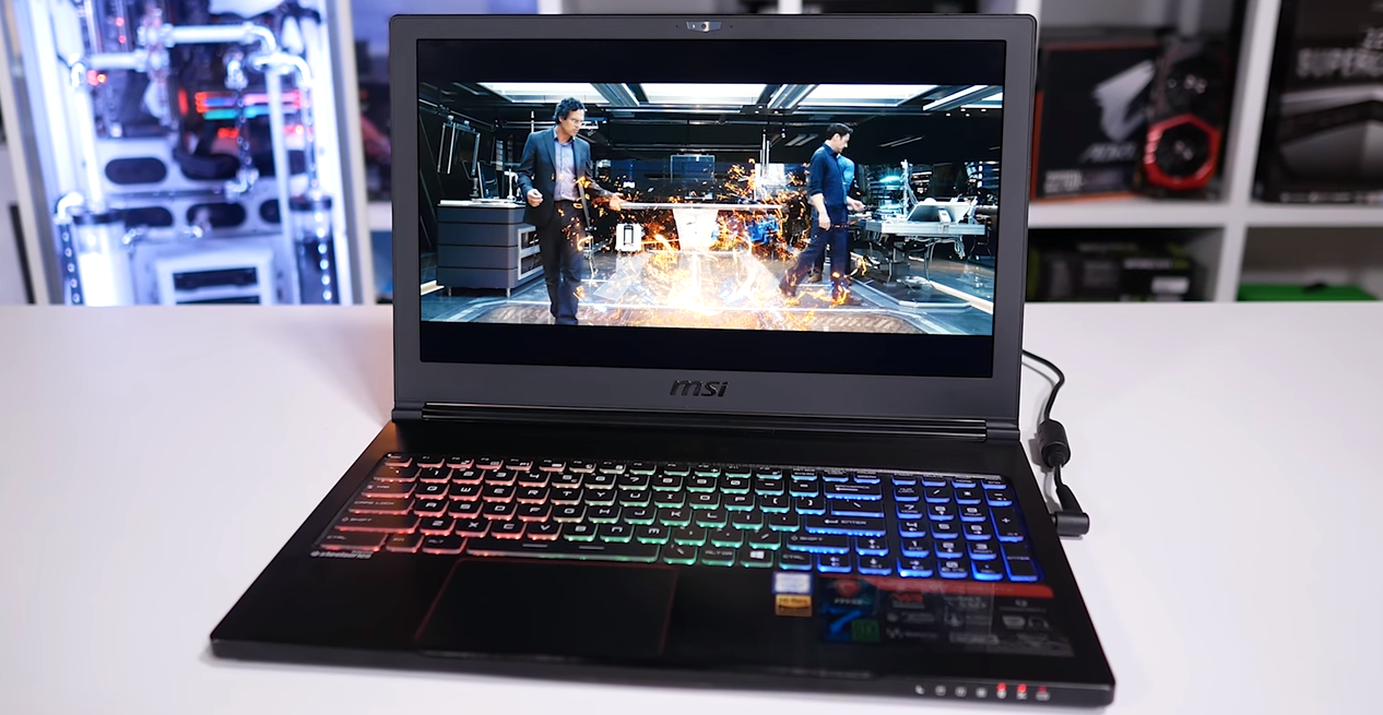 The MSI GS63 VR Stealth