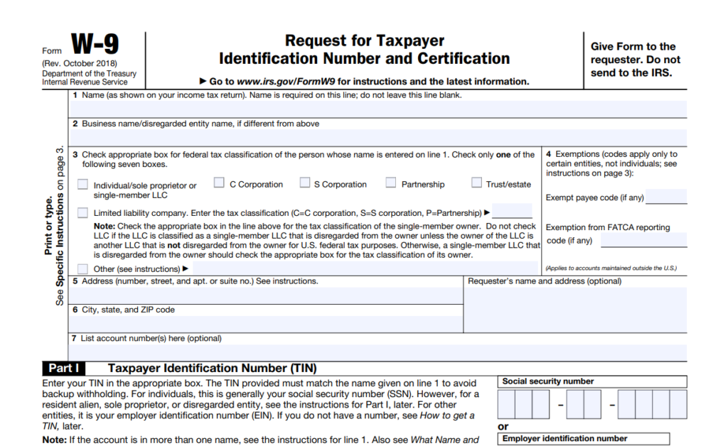 Form W-9