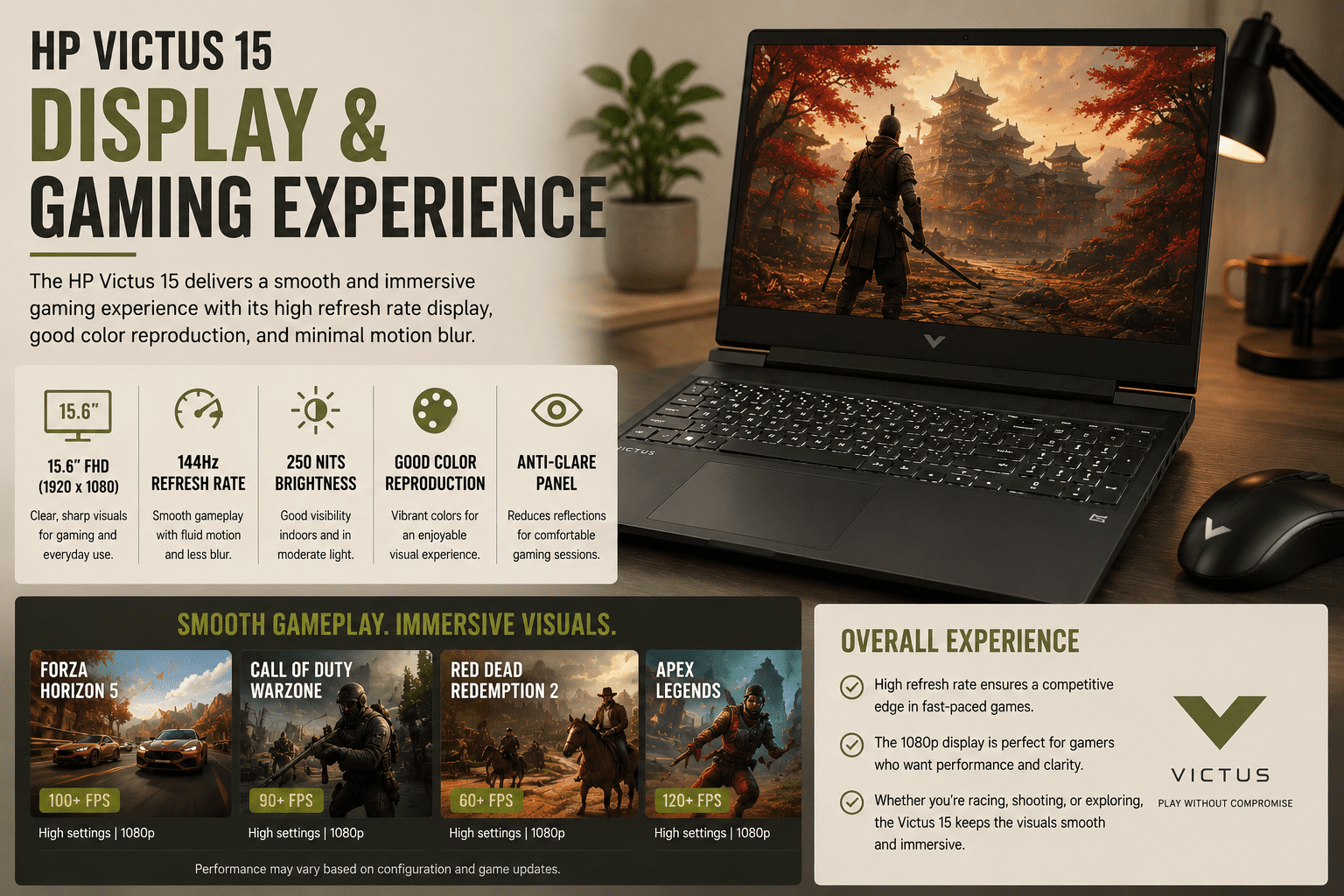 Display & Gaming Experience