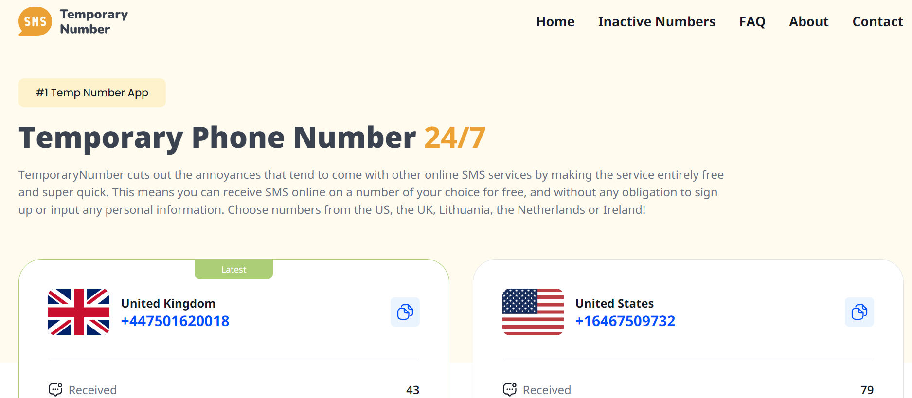 How To Get A Temporary Phone Number Online For Free