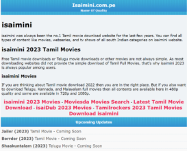 Isaimini 2023 – How To Download Movies?
