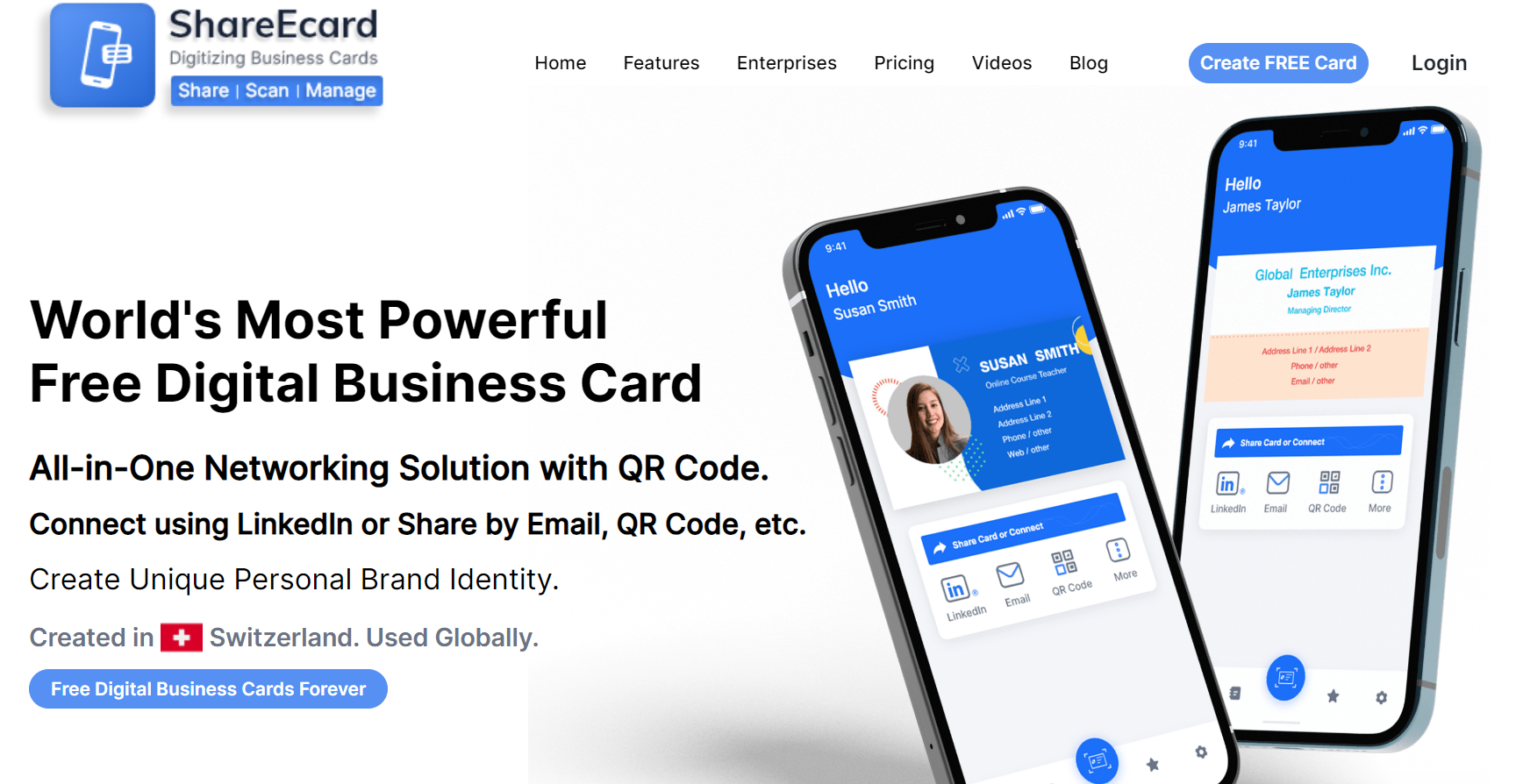 How to use ShareEcard to manage and scan paper business cards from others