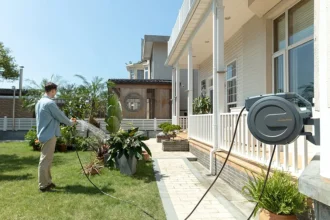 How to use a retractable hose reel?