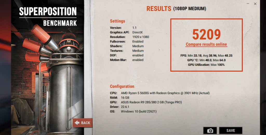 AMD Radeon R9 M380 performance