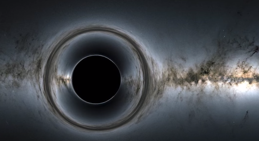 Supermassive Black Hole Facing Earth