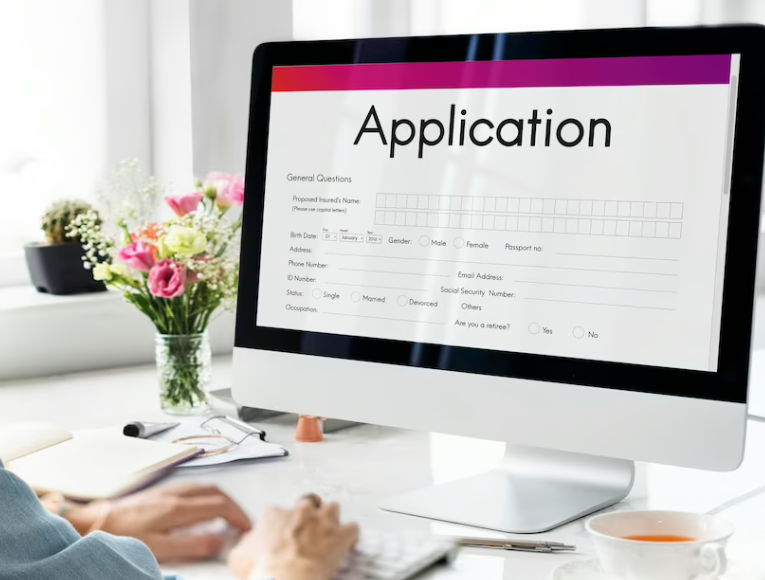Create a detailed loan application