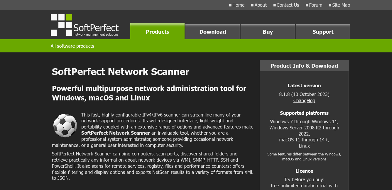 SoftPerfect Network Scanner