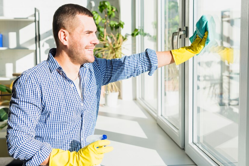 Window Cleaning Boosts Office c