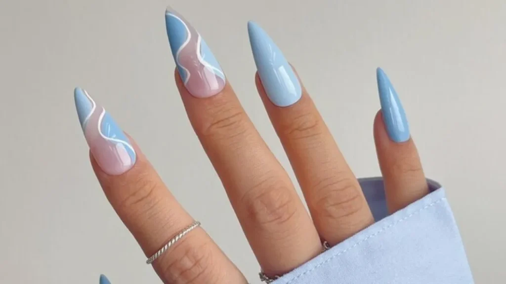 Why is "Sky Blue French Tip