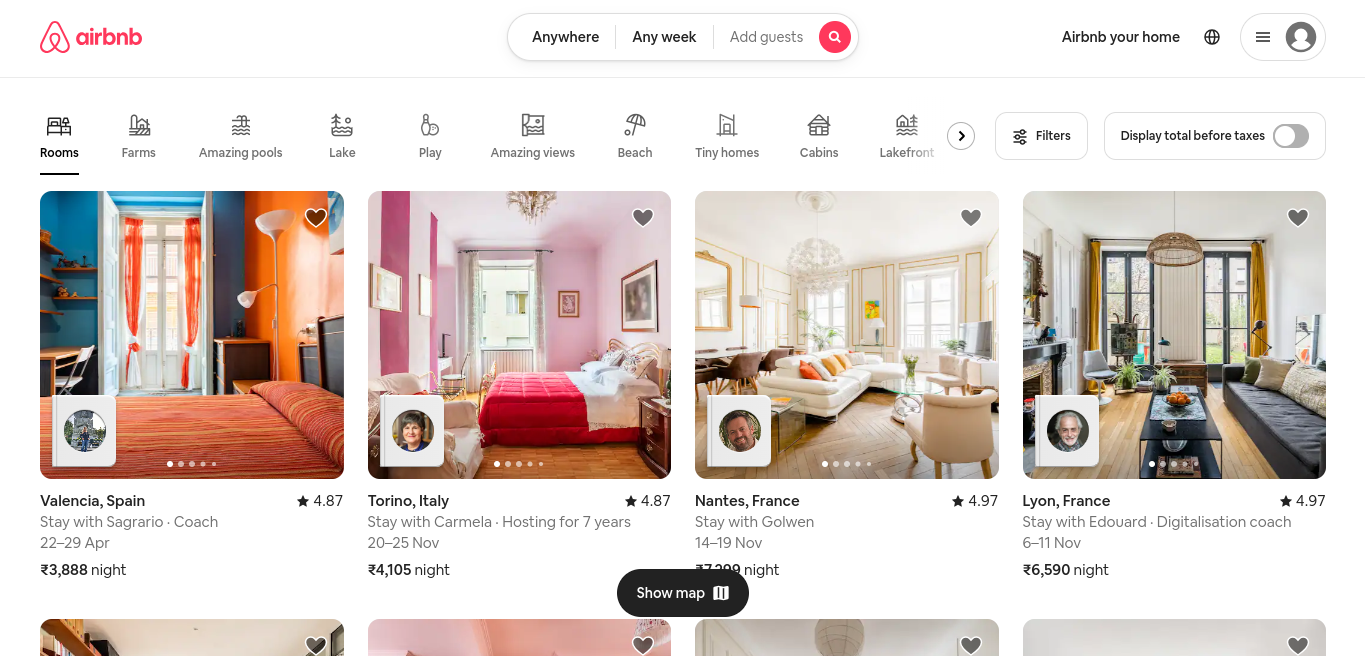 Top 10 Alternatives of Airbnb