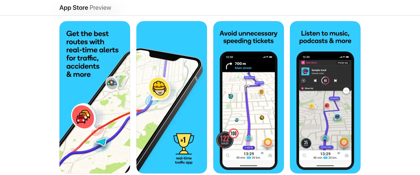 Best navigation app: Waze