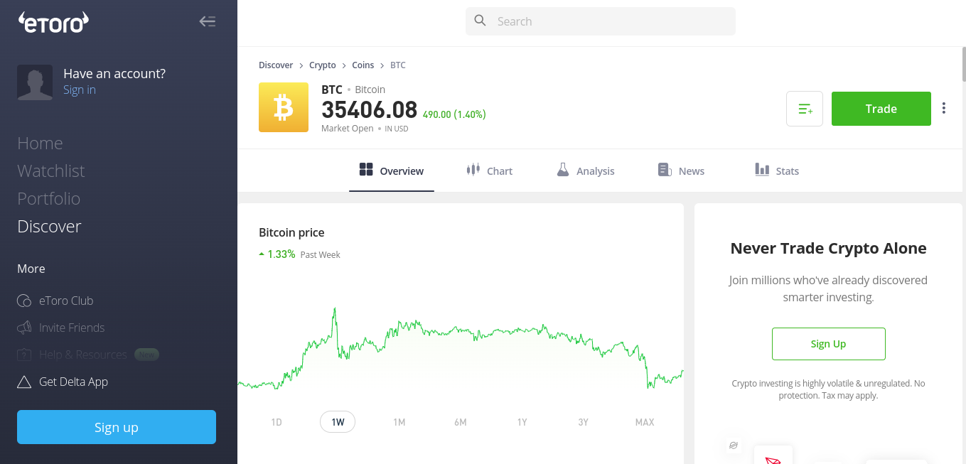 How To Buy Bitcoin On Etoro?