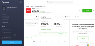 How to Buy Tesla Stock on eToro