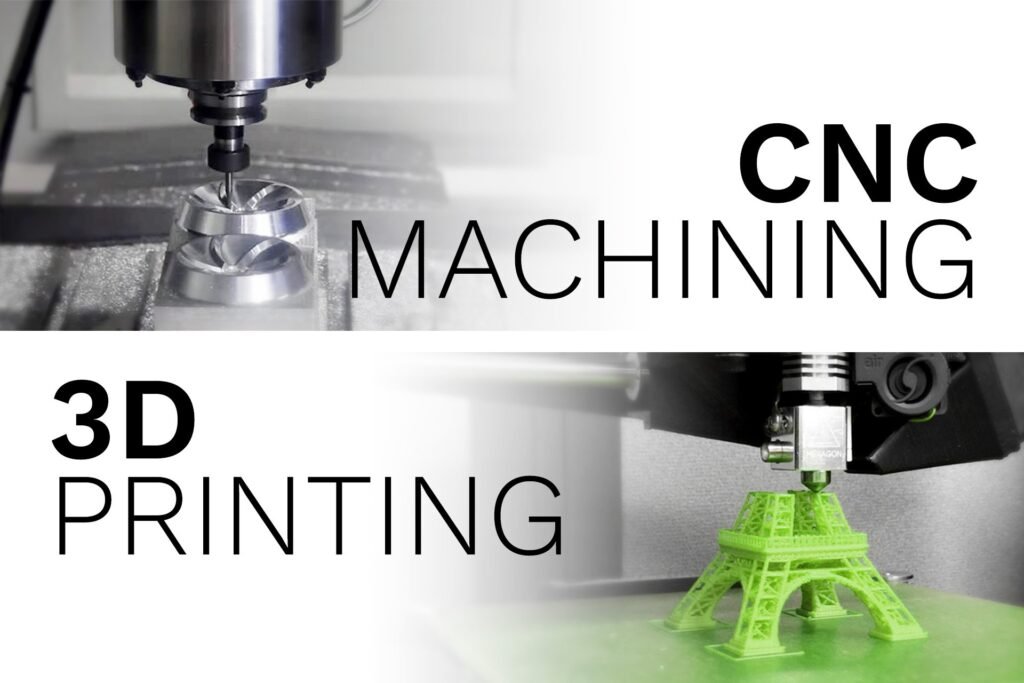 CNC Machining vs 3D Printingq