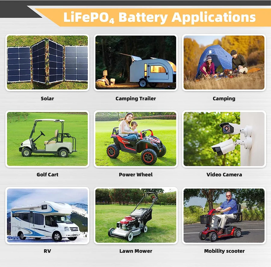LiFePO4 Cells in Goldenmate 12V 100Ah Batteries -