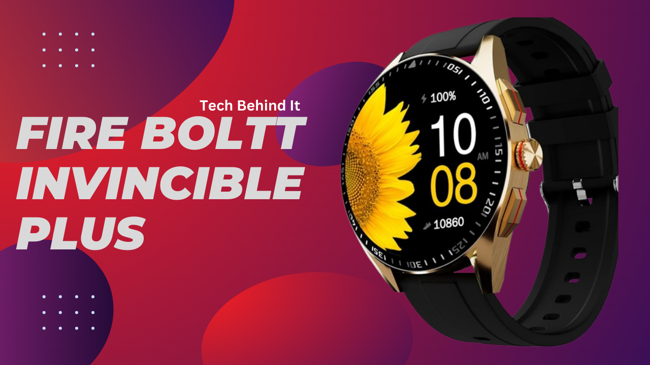 A Fire Smartwatch with Fire Boltt Invincible Plus 