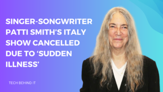 Singer-Songwriter Patti Smith’s Italy Show Cancelled due to ‘Sudden Illness’