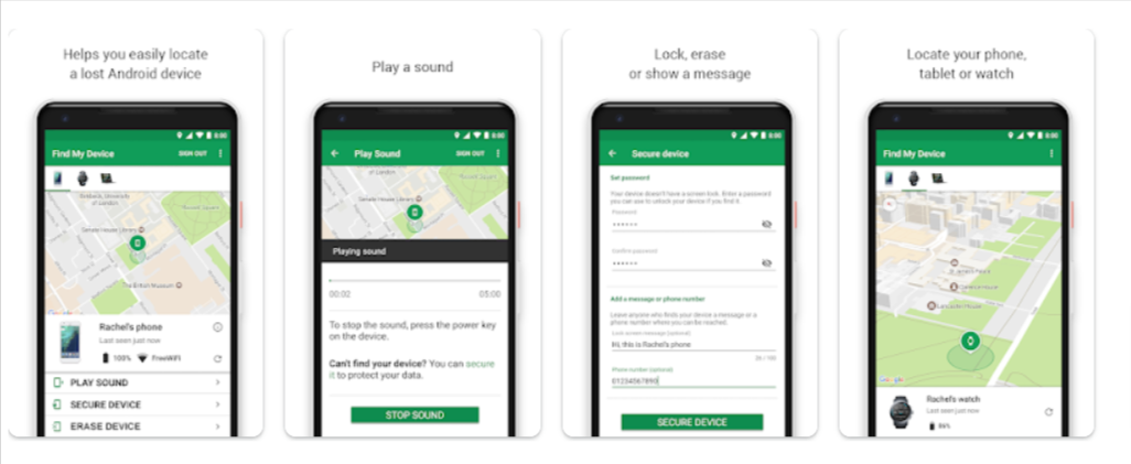 Find My Device – Great In-Built Location Number Tracker for Android