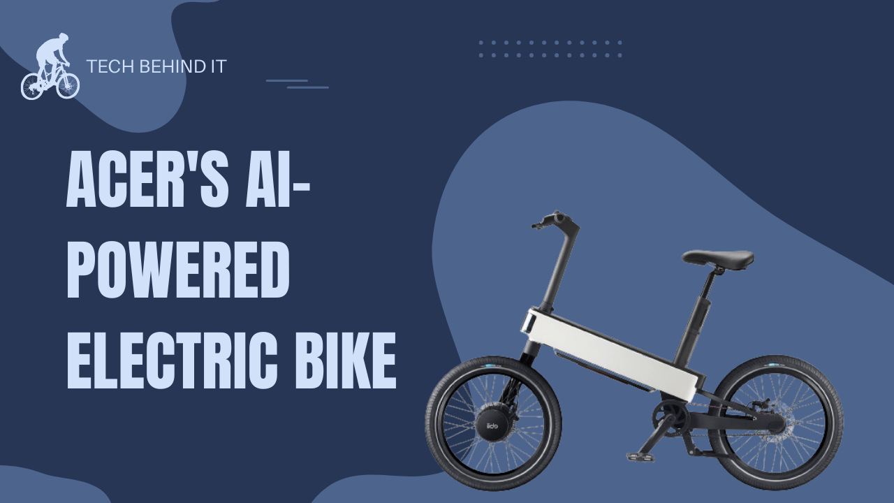 Ebii eBike: Acer’s AI-Powered Electric Bike Can Charge Your Laptop & Phone Simultaneously!