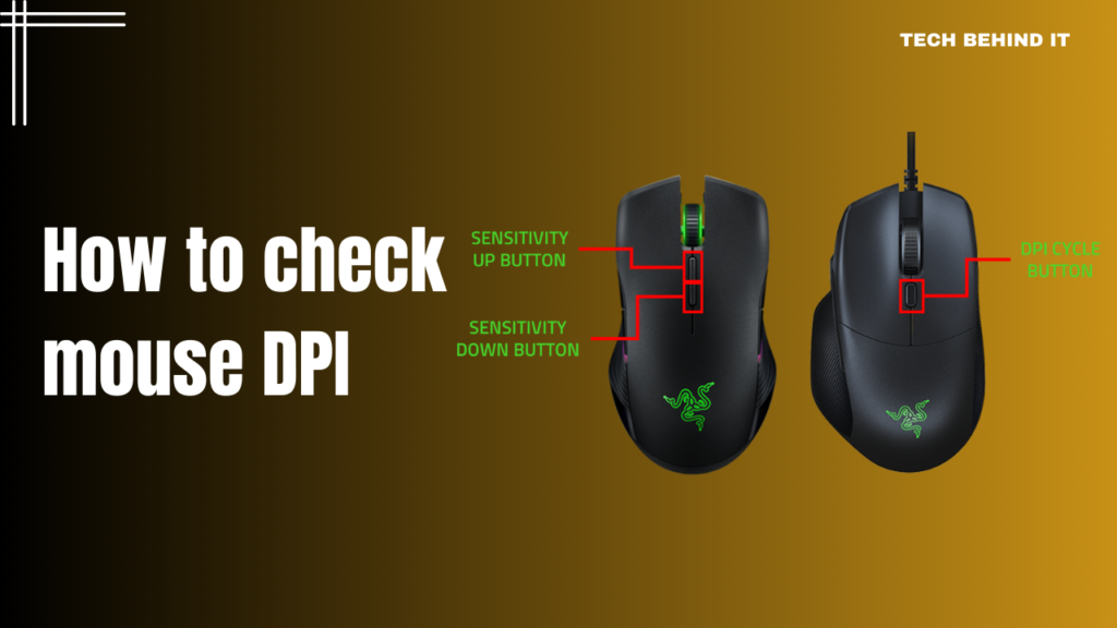 how to check mouse DPI