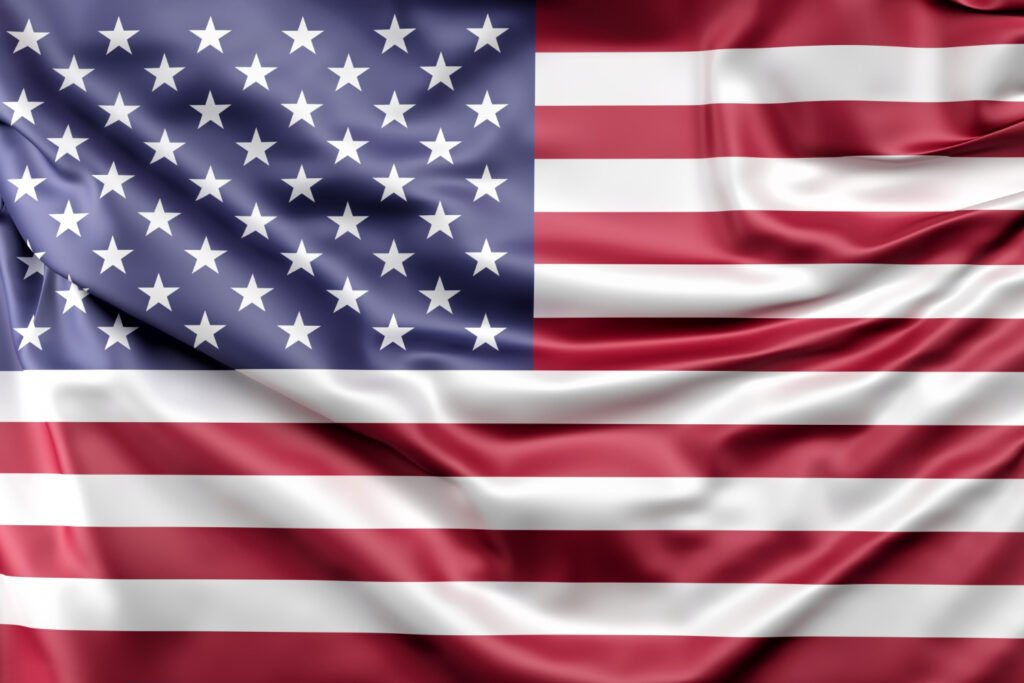 american flag upside down