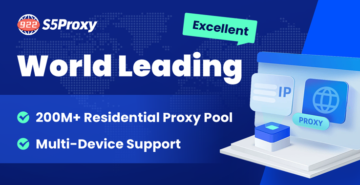 Discover the Extensive Residential IP Proxy Network: 922 S5 Proxy