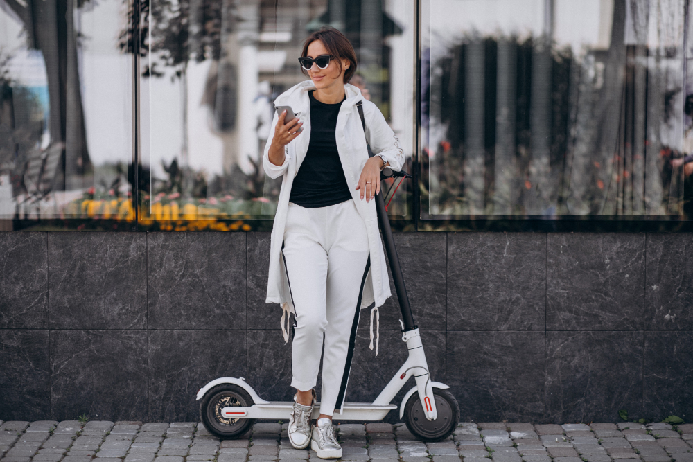 Electric Scooter Riding