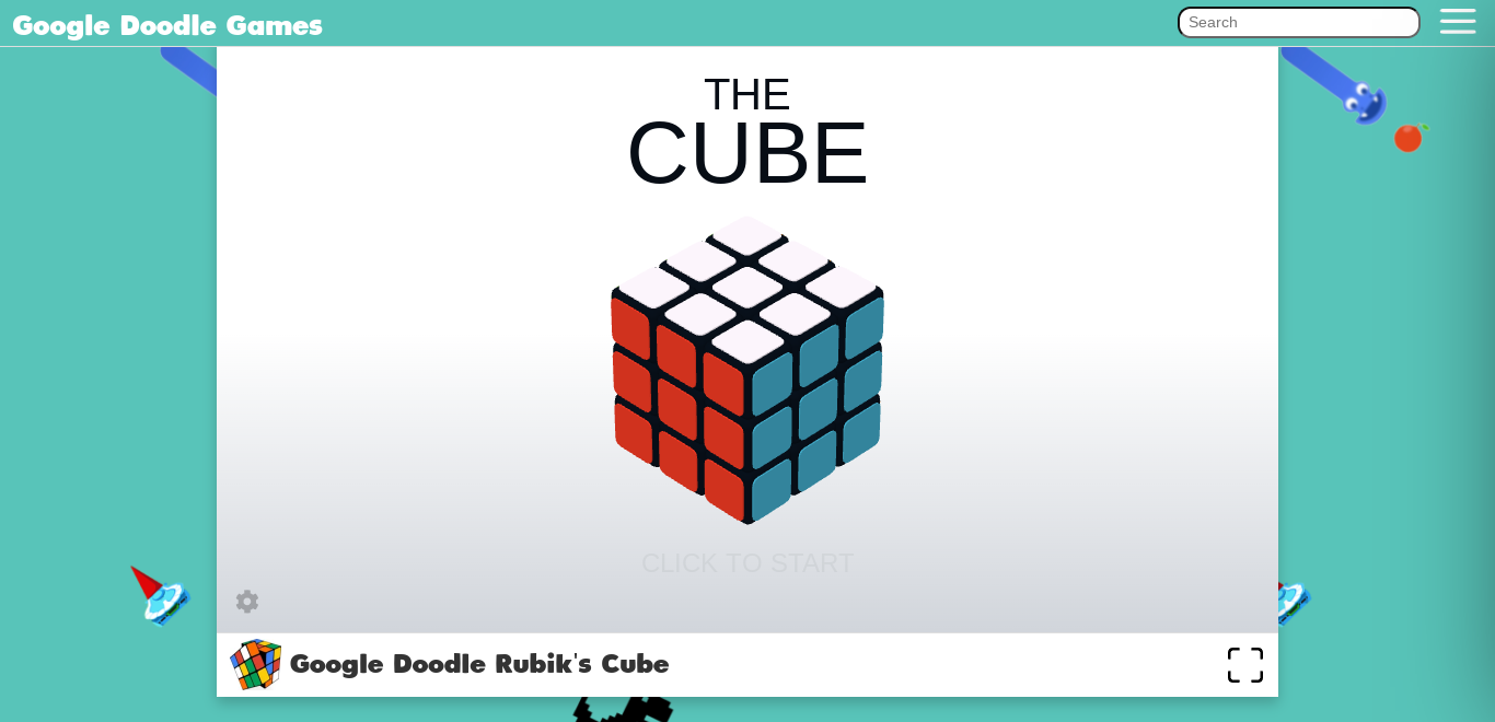  Google Doodle Rubik's Cube